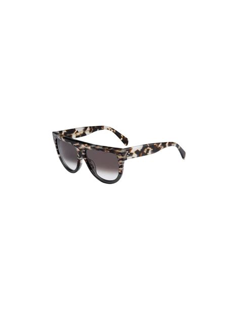 Celine CL41026/S Shadow VNN/X9 Sunglasses in Tortoiseshell 